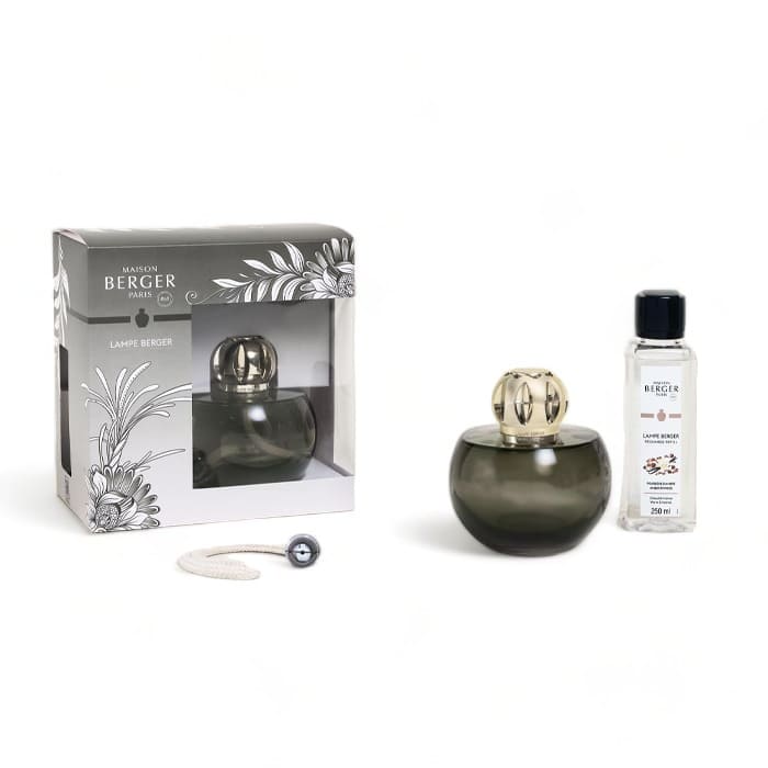 Maison Berger - Lampe Berger - Collezione Holly - Lampada Gris con ricarica Poussière d'Ambre 250 ml 4791 contenuto confezione