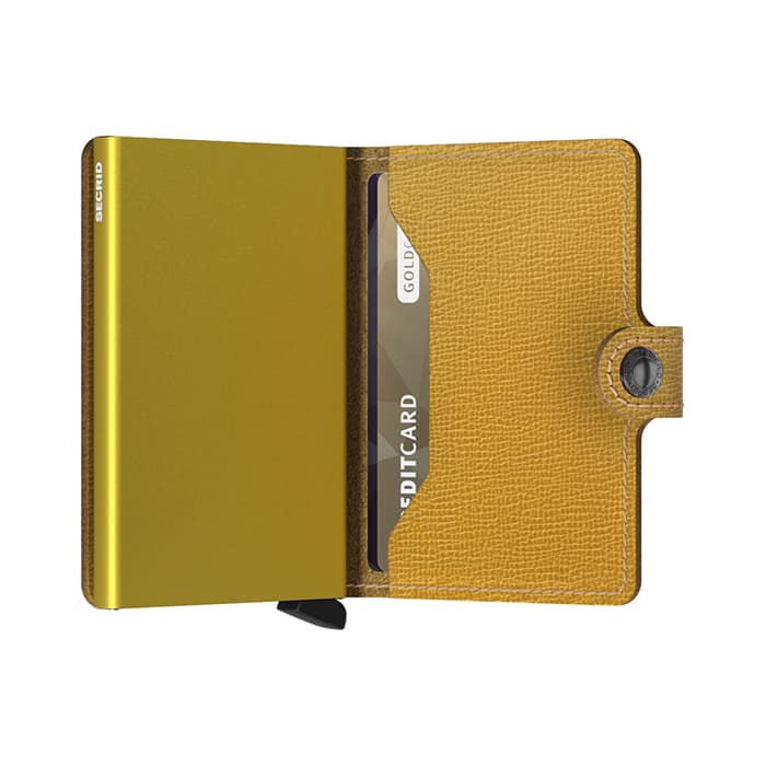 Portafoglio Secrid Miniwallet Crisple Ocre. MC-OCRE