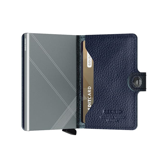 Portafoglio Secrid Miniwallet Stitch Linea Navy. MST-LINEA-NAVY