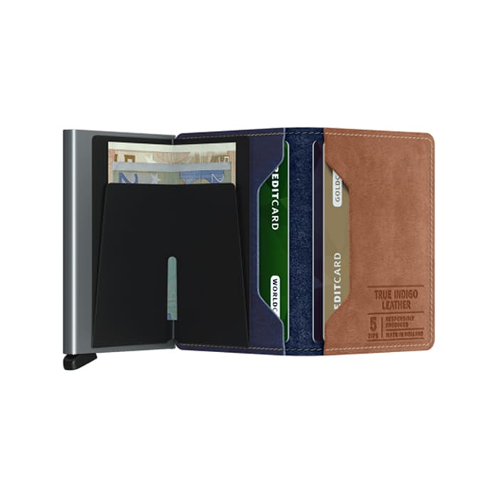 Portafoglio Secrid Slimwalllet Indigo 5 Titanium. SIN-5-TITANIUM