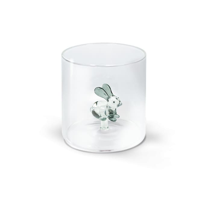 WD lifestyle - Bicchiere in vetro borosilicato con decoro interno in vetro - Coniglio WD5666CONI