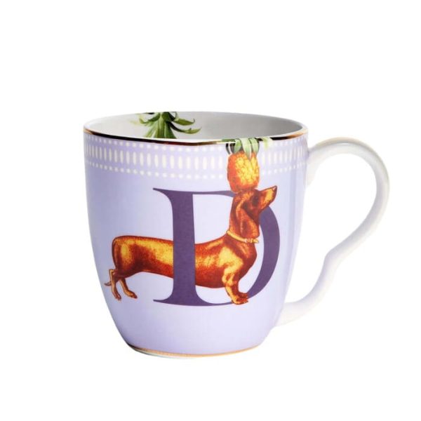 Yvonne Ellen - Mug alfabeto "D" -Dog-