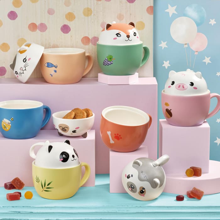 Brandani - Tazza Double I Birboni 51001 colori assortiti