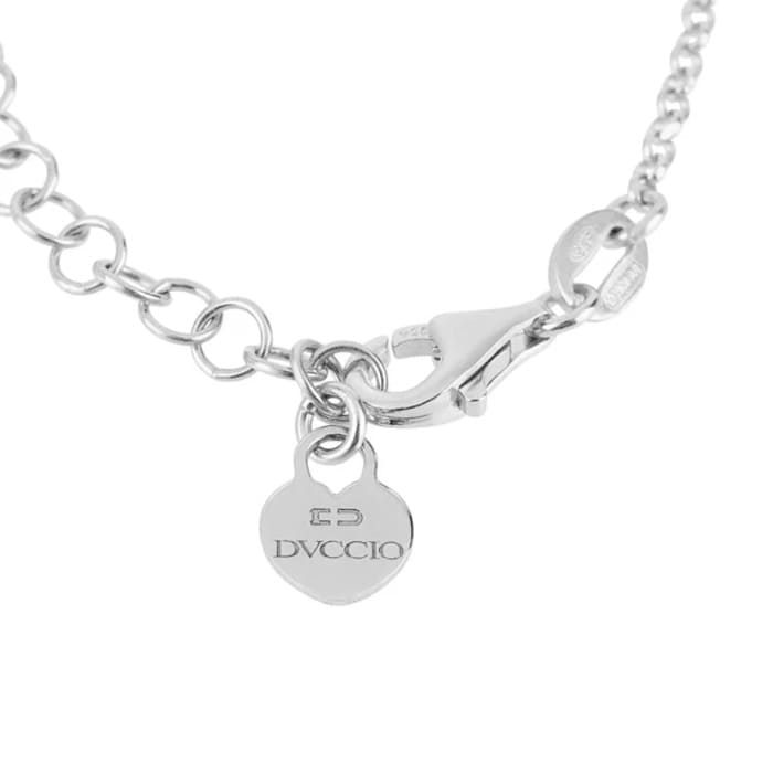 Dvccio - Bracciale Venere in argento rodiato e pietre nere BVENAGNERH_B