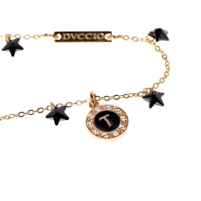 Dvccio - Collana Florence in argento 925 gialla con stelle CFLOAGN_G