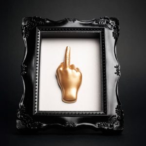 Blogo Design - Quadro FINGER GOLD FRAME20-1085