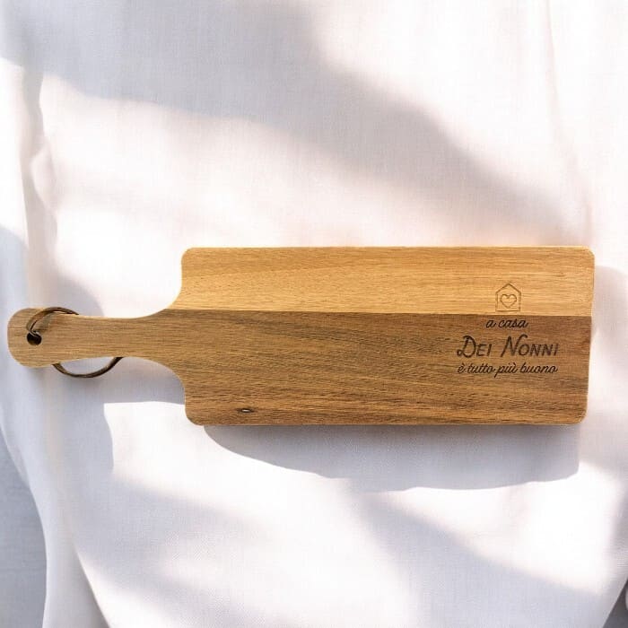 Tagliere in legno "A casa dei nonni" P04159/B