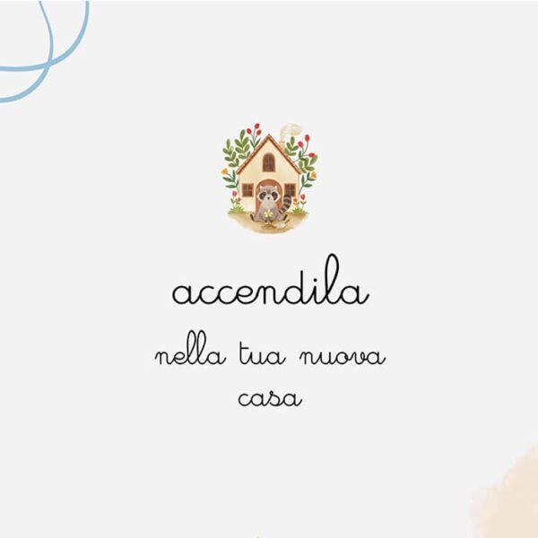 Accendila - Candela "ACCENDILA CASA NUOVA"