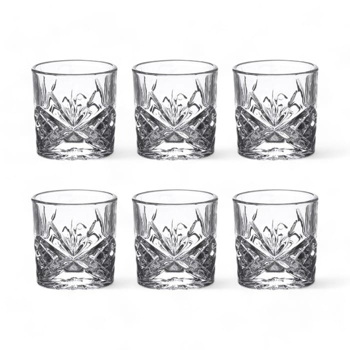 Set di 6 bicchierini da shot Rock&Roll Brandani in vetro 51324