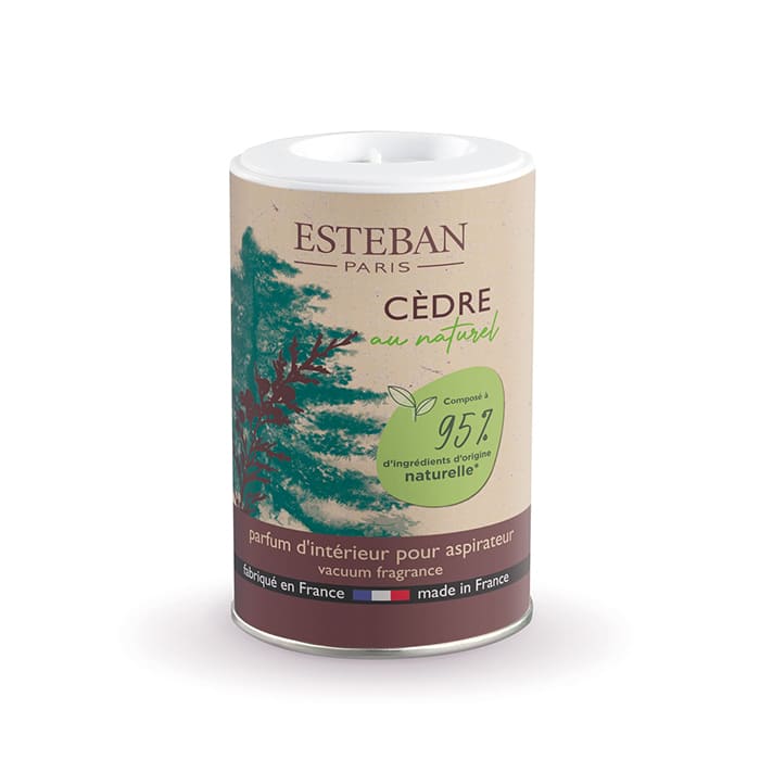 Esteban - Polvere profumata per aspirapolvere Cèdre au naturel CED-187