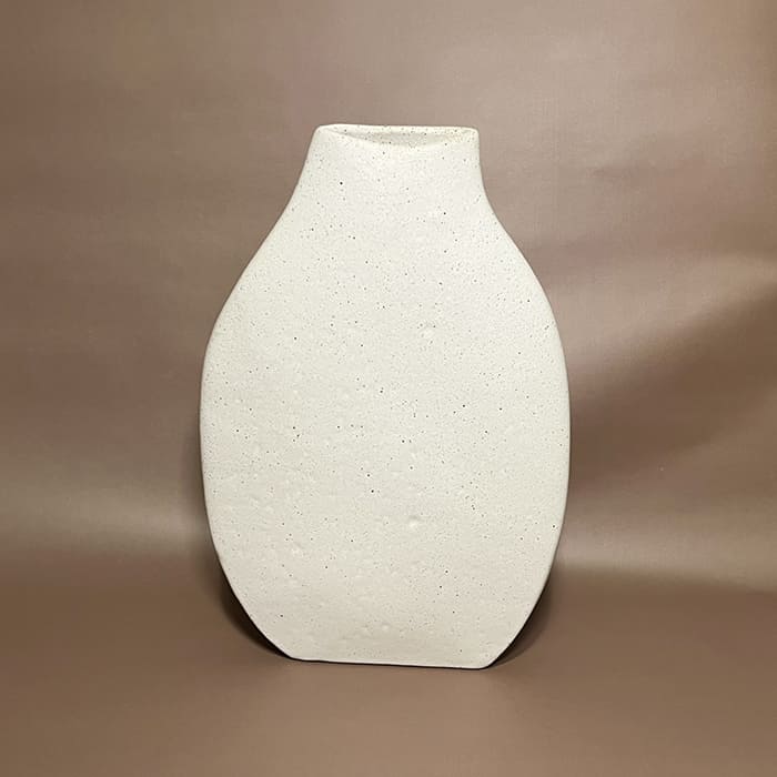Vaso in ceramica bianco Mascagni Casa
