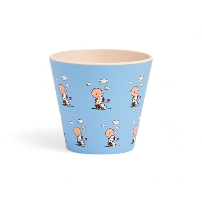 Tazzina riutilizzabile QuyCup Peanuts Collection Snoopy Friends da 90ml in R-PET.