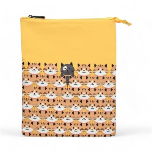 Borsa porta alimenti pieghevole Iris Barcelona Snack Bag Friends fantasia gatto.