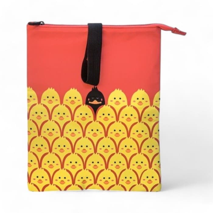 Borsa porta alimenti pieghevole Iris Barcelona Snack Bag Friends fantasia pulcino.