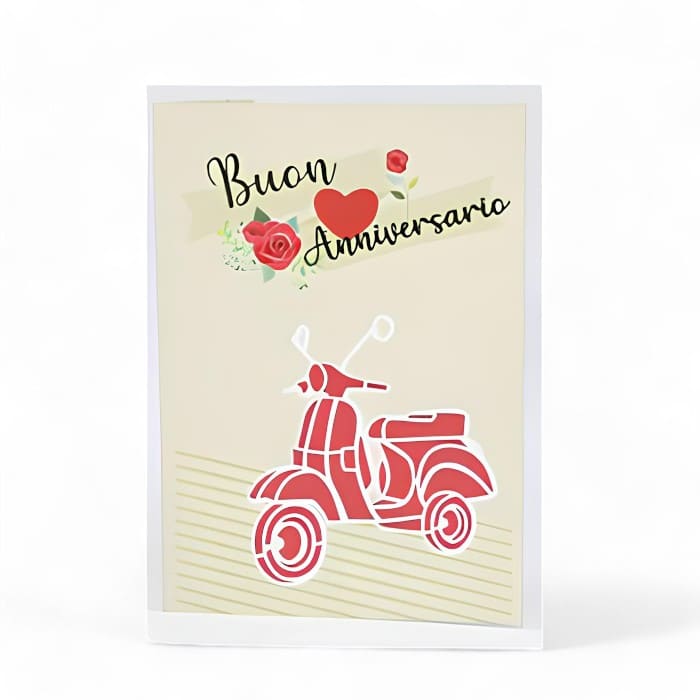Biglietto Anniversario fatto a mano