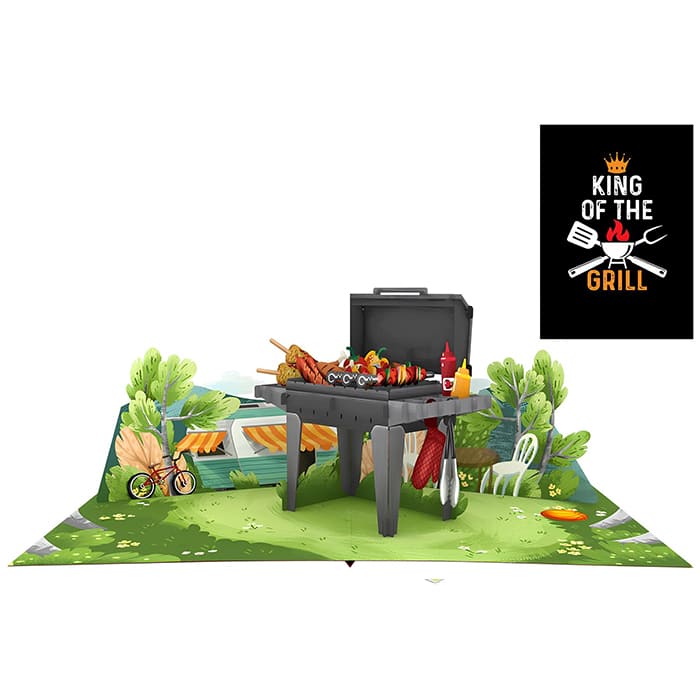 Biglietto King of the Grill fatto a mano