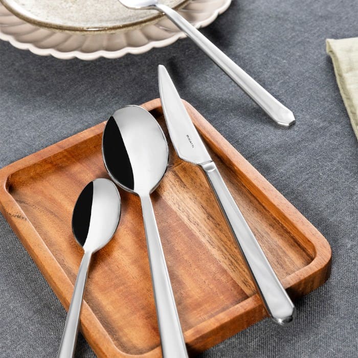 Set 24 pezzi Bugatti Ottagonale in acciaio inox lucido con scatola gallery