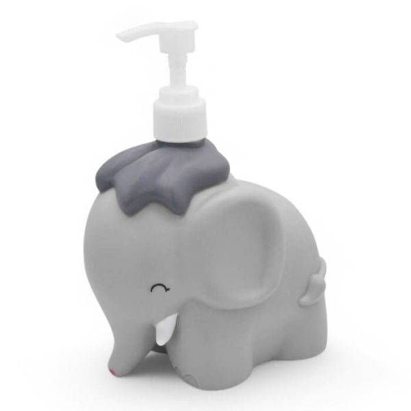 Dispenser per sapone a forma di elefante in PVC, design originale Dhink.