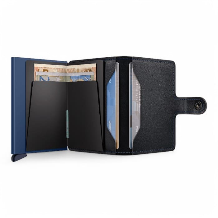 portafogli compatto original black navy elegante e minimal