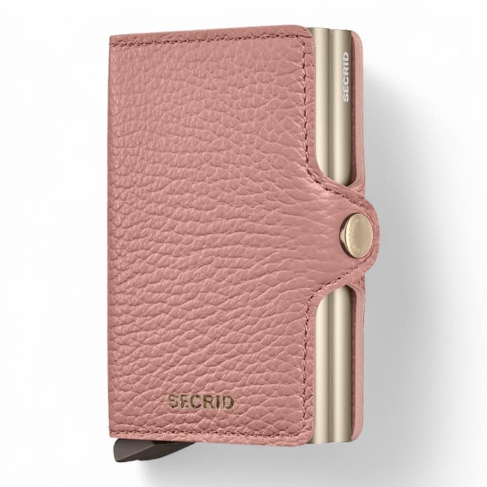 portafogli compatto pebble rose elegante e minimal