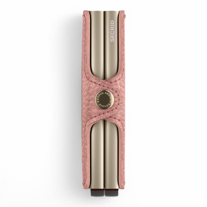 portafogli compatto pebble rose elegante e minimal