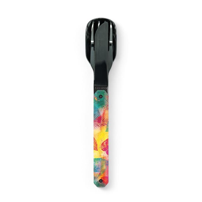 Set Posate Magnetico 12H34 Sunset in acciaio inox con manico decorato