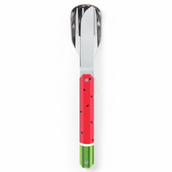 Set Posate Magnetico 12H34 Watermelon in acciaio inox con manico decorato