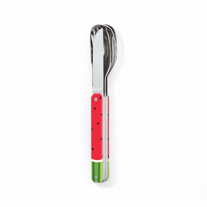 Set Posate Magnetico 12H34 Watermelon in acciaio inox con manico decorato
