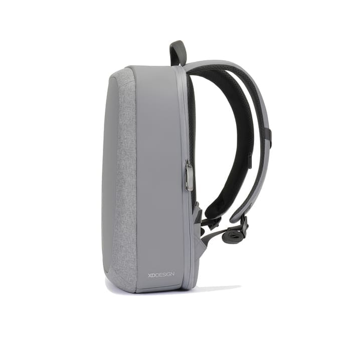 Zaino Bobby Edge Grey con zip nascoste, protezione RFID e porta USB