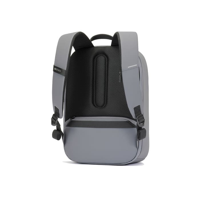 Zaino Bobby Edge Grey con zip nascoste, protezione RFID e porta USB