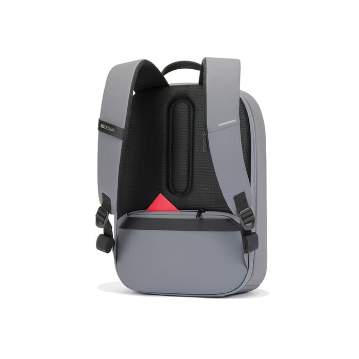 Zaino Bobby Edge Grey con zip nascoste, protezione RFID e porta USB