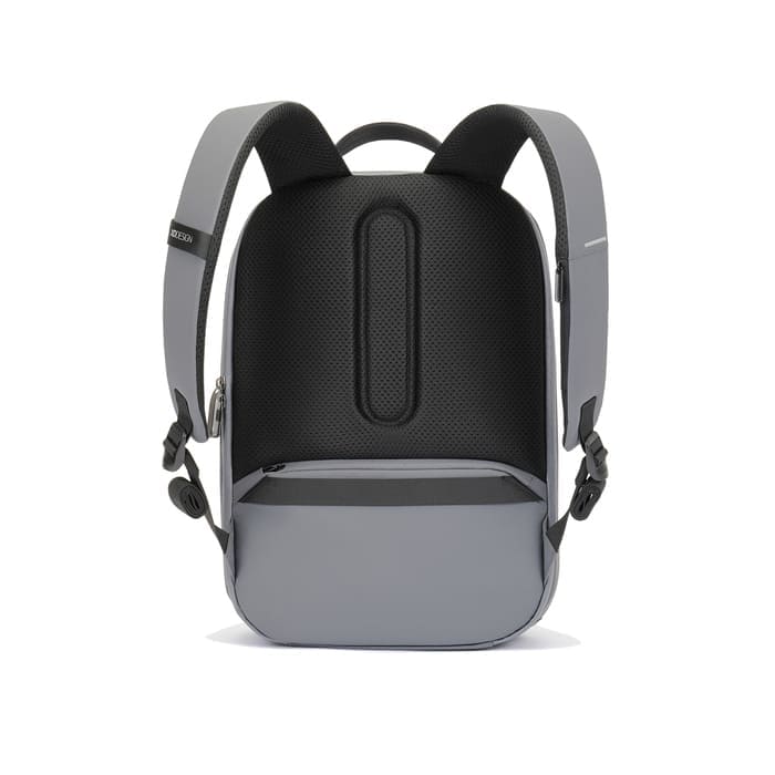 Zaino Bobby Edge Grey con zip nascoste, protezione RFID e porta USB