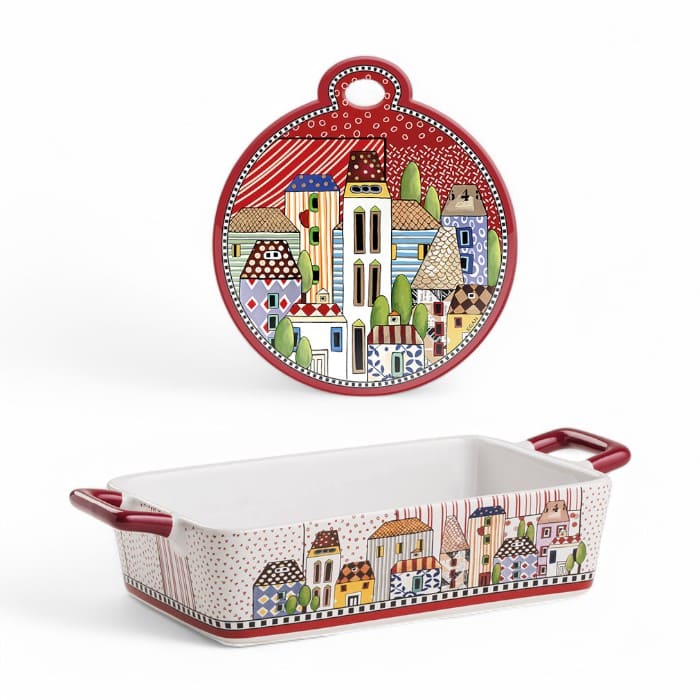 Set Sottopentola + Pirofila Paese Mio Ross