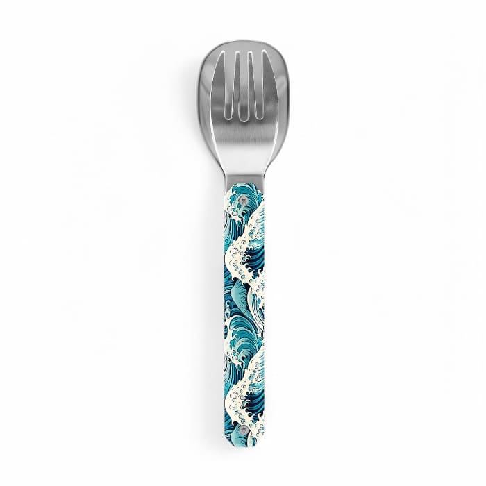 Set posate Akinod 12H12 Ukiyo-E con decorazione giapponese