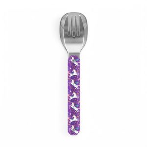 Set posate Akinod 12H12 Unicorns con decorazione unicorni colorati