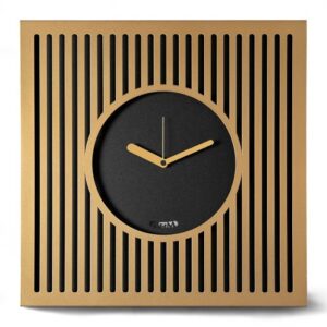 Orologio Tiffany grande Arti & Mestieri oro laccato e nero