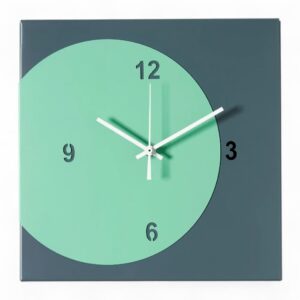 Orologio da parete Ecleo Arti & Mestieri petrolio verde acqua