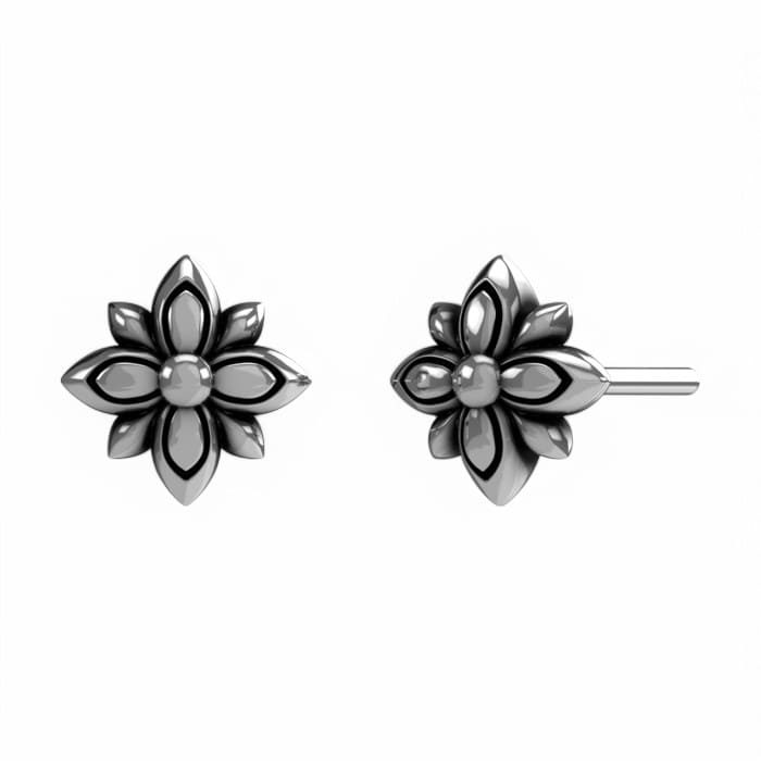 Orecchini Richmond a fiore giglio in bronzo