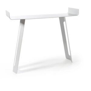 Consolle moderna Tibet bianco marmo Arti & Mestieri