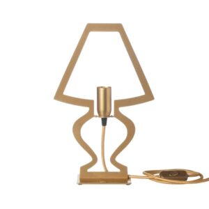 Lampada Silhouette piccola oro trasparente Arti & Mestieri