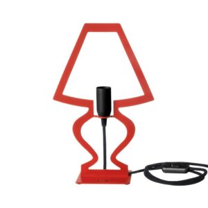 Lampada Silhouette piccola rossa Arti & Mestieri