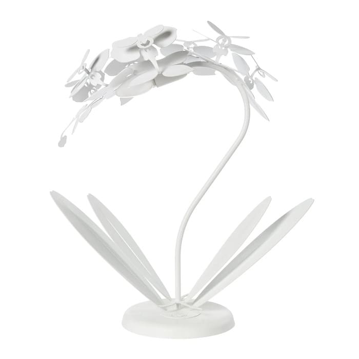 Lampada Orchidea bianca Arti & Mestieri con struttura floreale