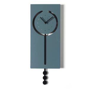 Orologio a pendolo petrolio e nero Arti e Mestieri modello Omega