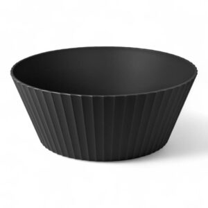 Ciotola Blim Nettuno XL Carbon Black Ø 30cm con bordo alto