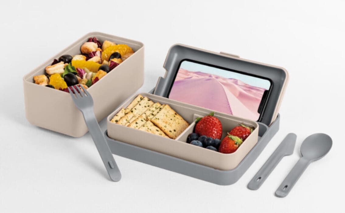 Lunchbox Bauletto M Blim in colore Moka Grey