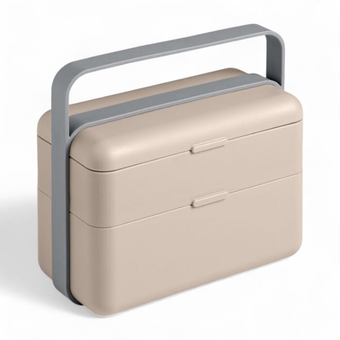 Lunchbox Bauletto M Blim in colore Moka Grey
