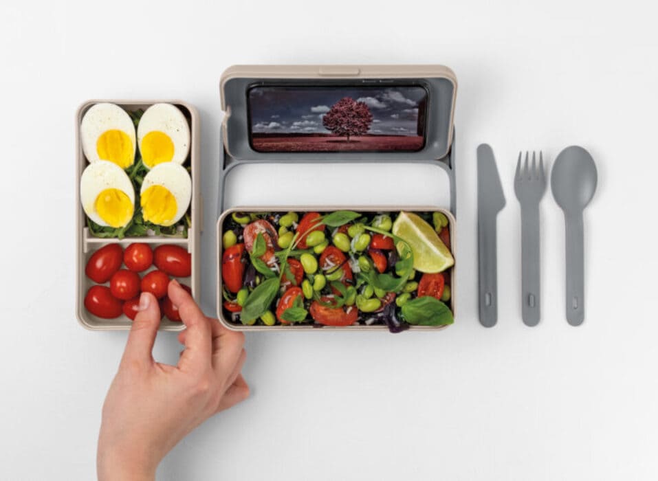 Lunchbox Bauletto M Blim in colore Moka Grey