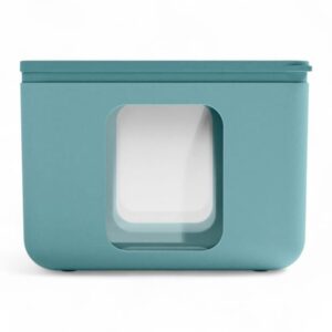 Contenitore Blim Peek Box Quadro M colore teal