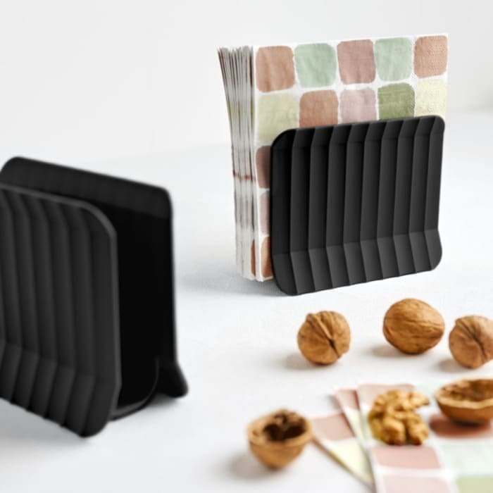Portatovaglioli Blim Arca colore Carbon Black