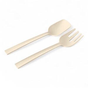 Posate Blim Paestum Brown Sugar su sfondo bianco